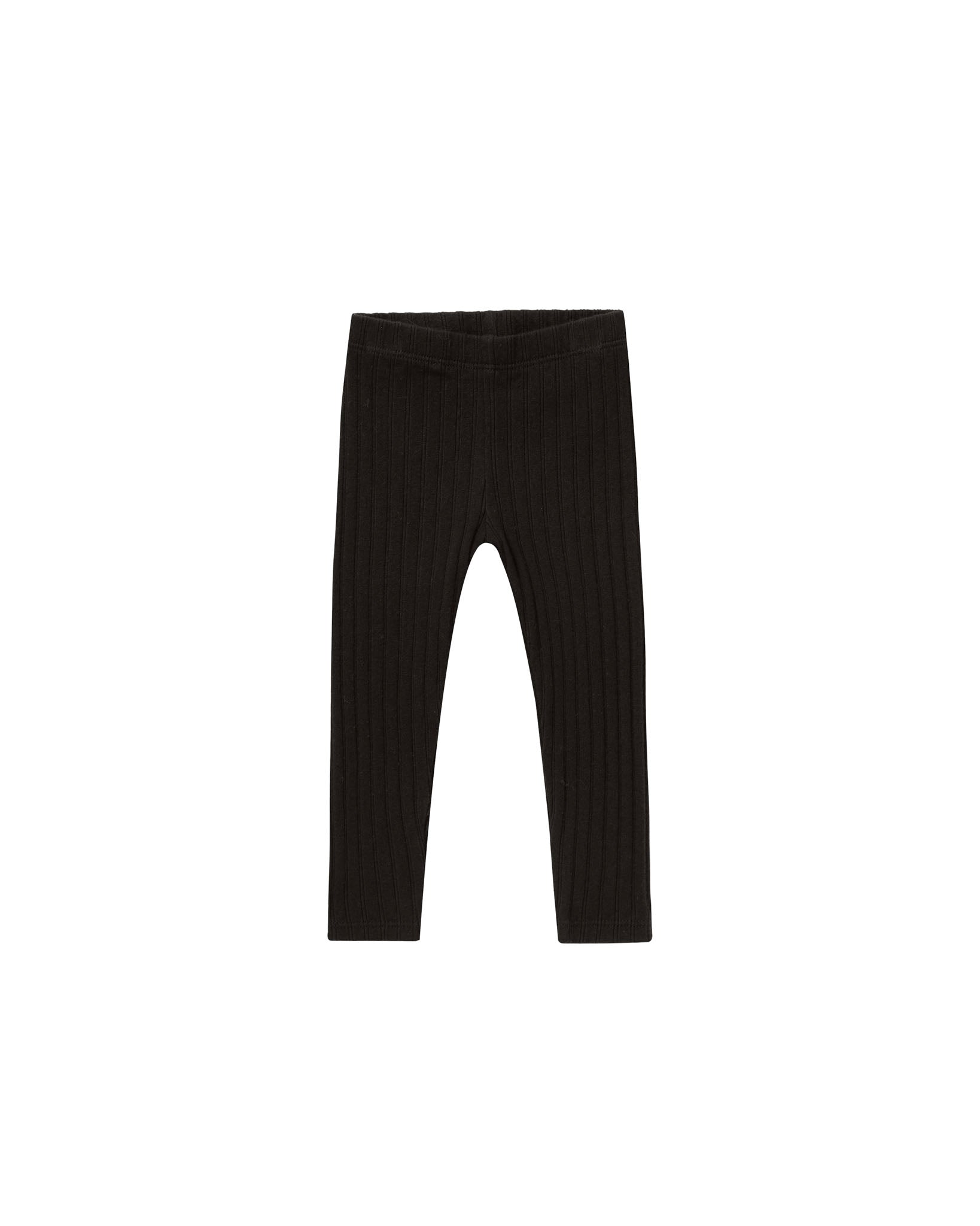Rylee + Cru Black Ribbed Legging - Twinkle Twinkle Little One