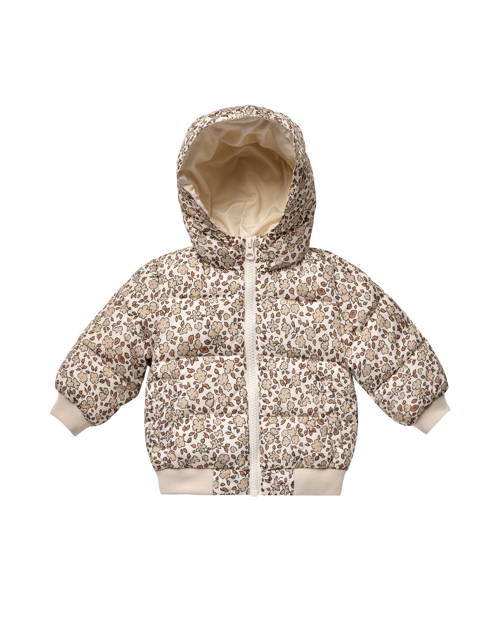 Rylee + Cru Harvest Floral Puffer Jacket - Twinkle Twinkle Little One