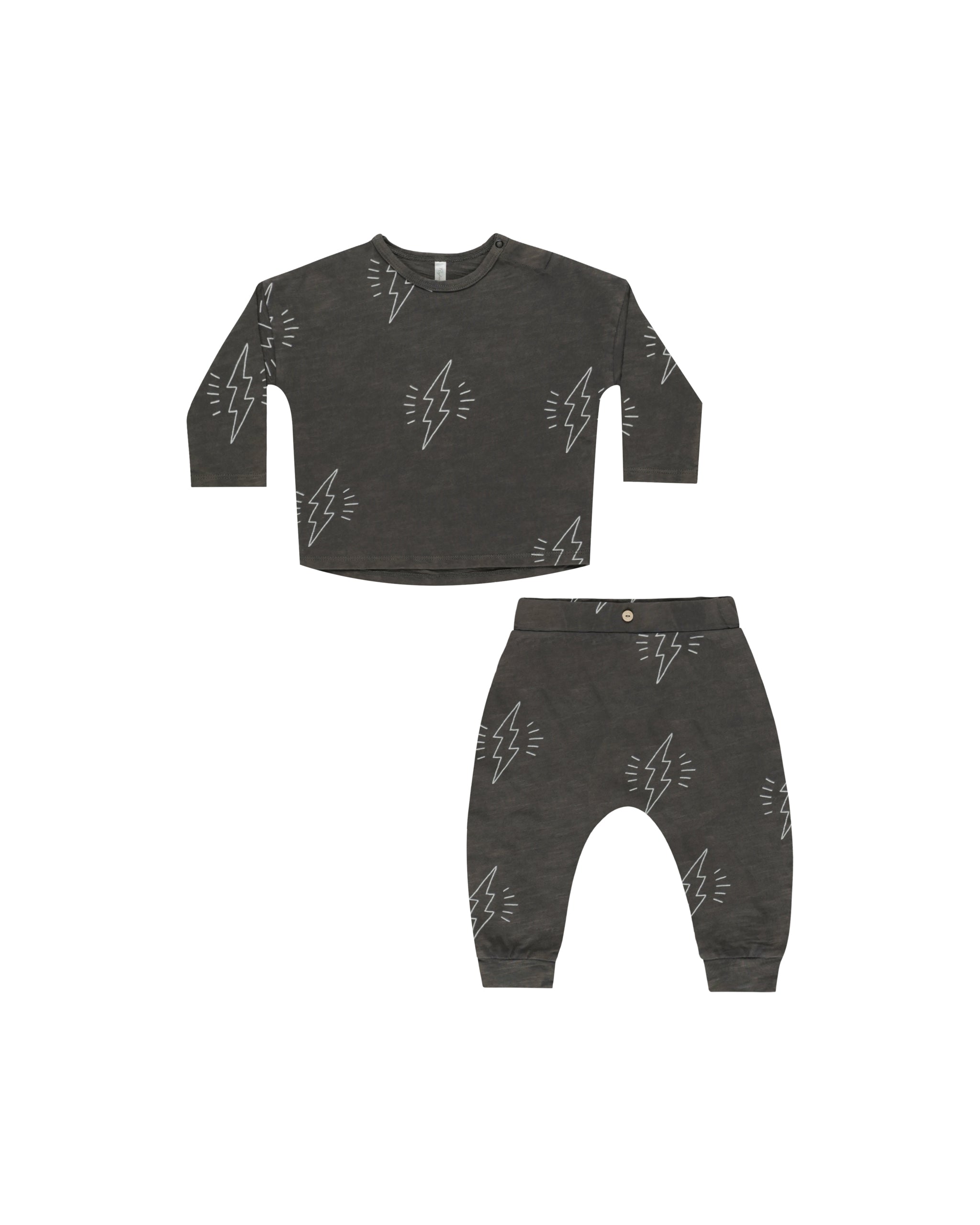 Long Sleeve Tee + Pant Set - Bolts - Twinkle Twinkle Little One
