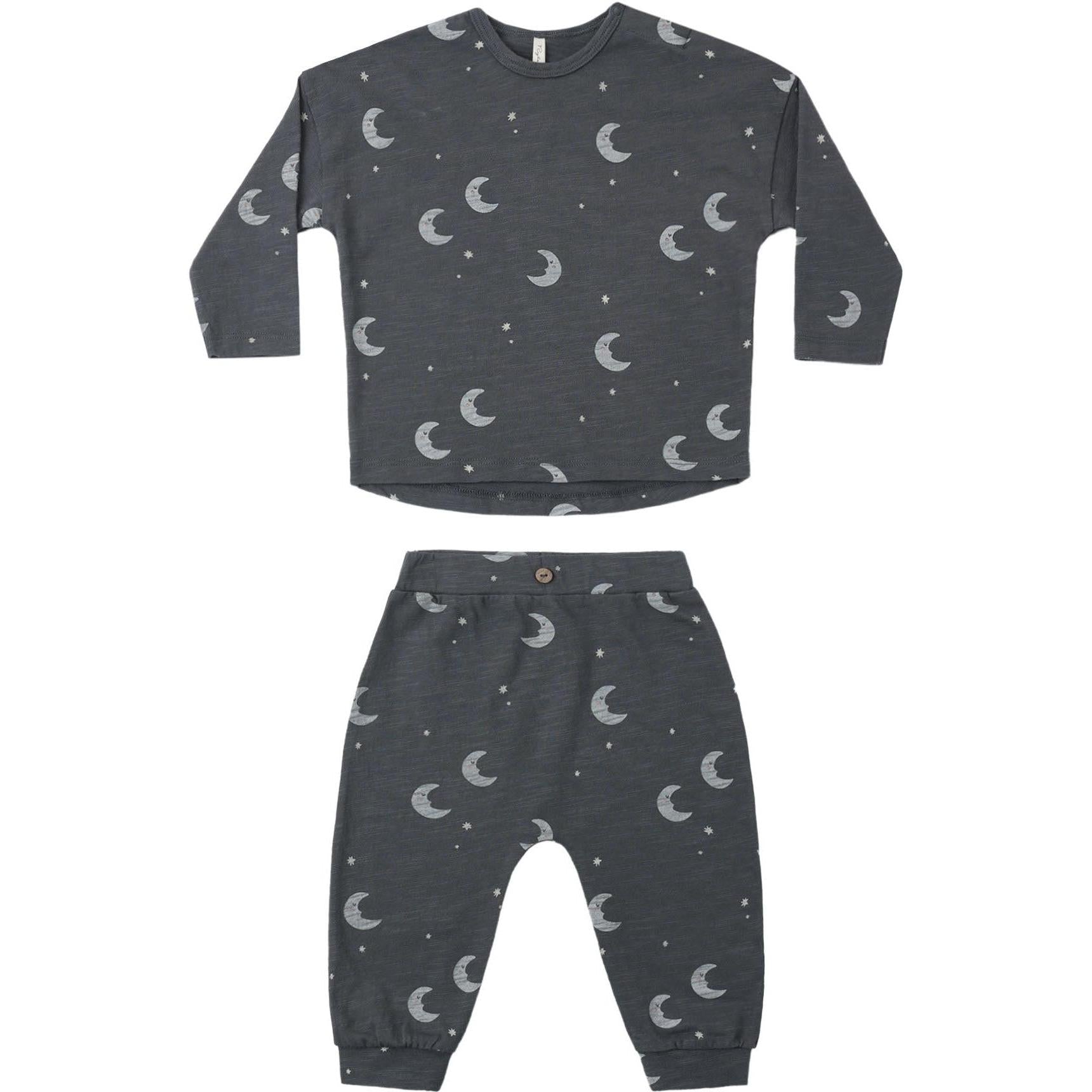 Rylee + Cru Long Sleeve Tee + Pant || Set Moons