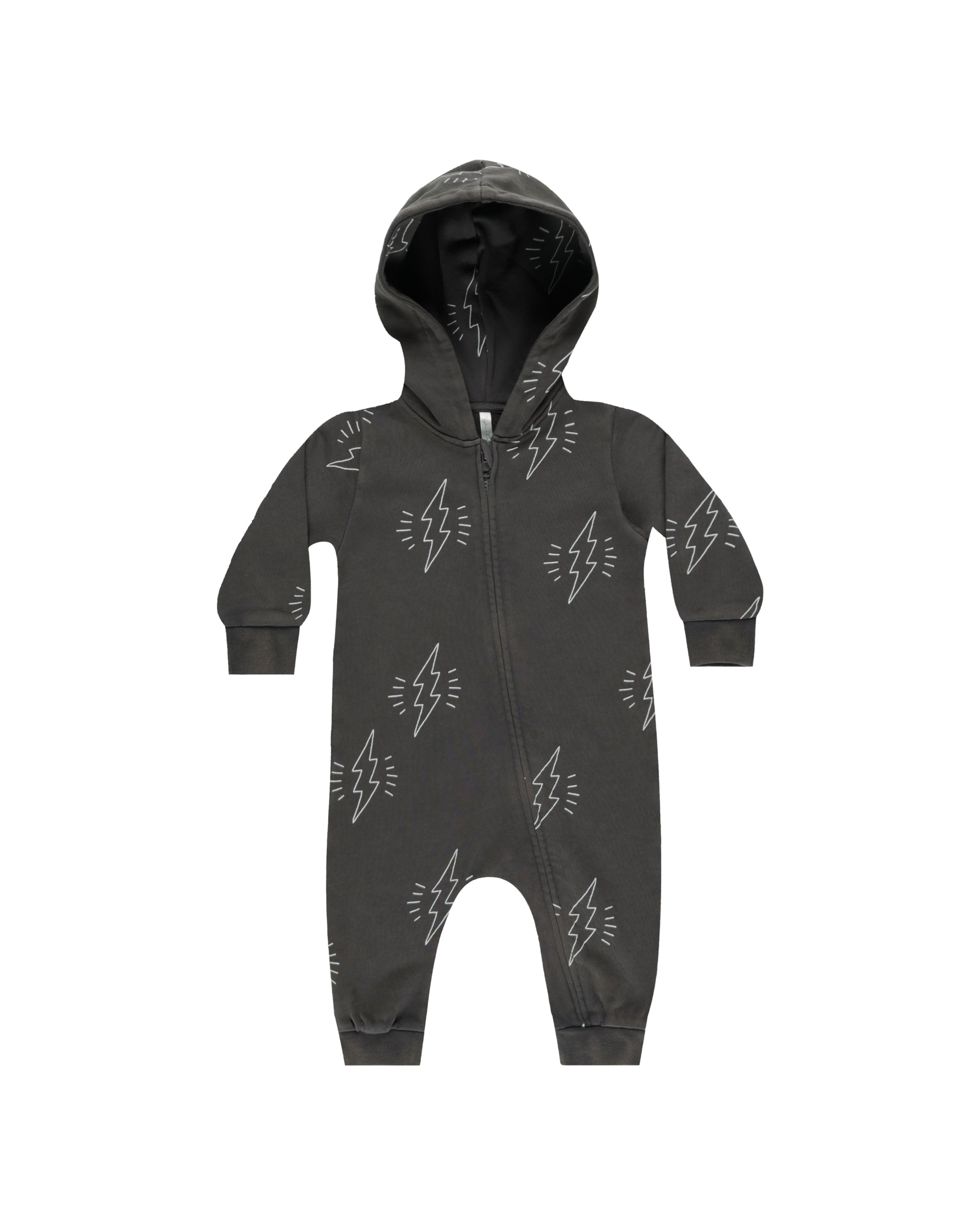 Hooded Jumpsuit - Bolts - Twinkle Twinkle Little One