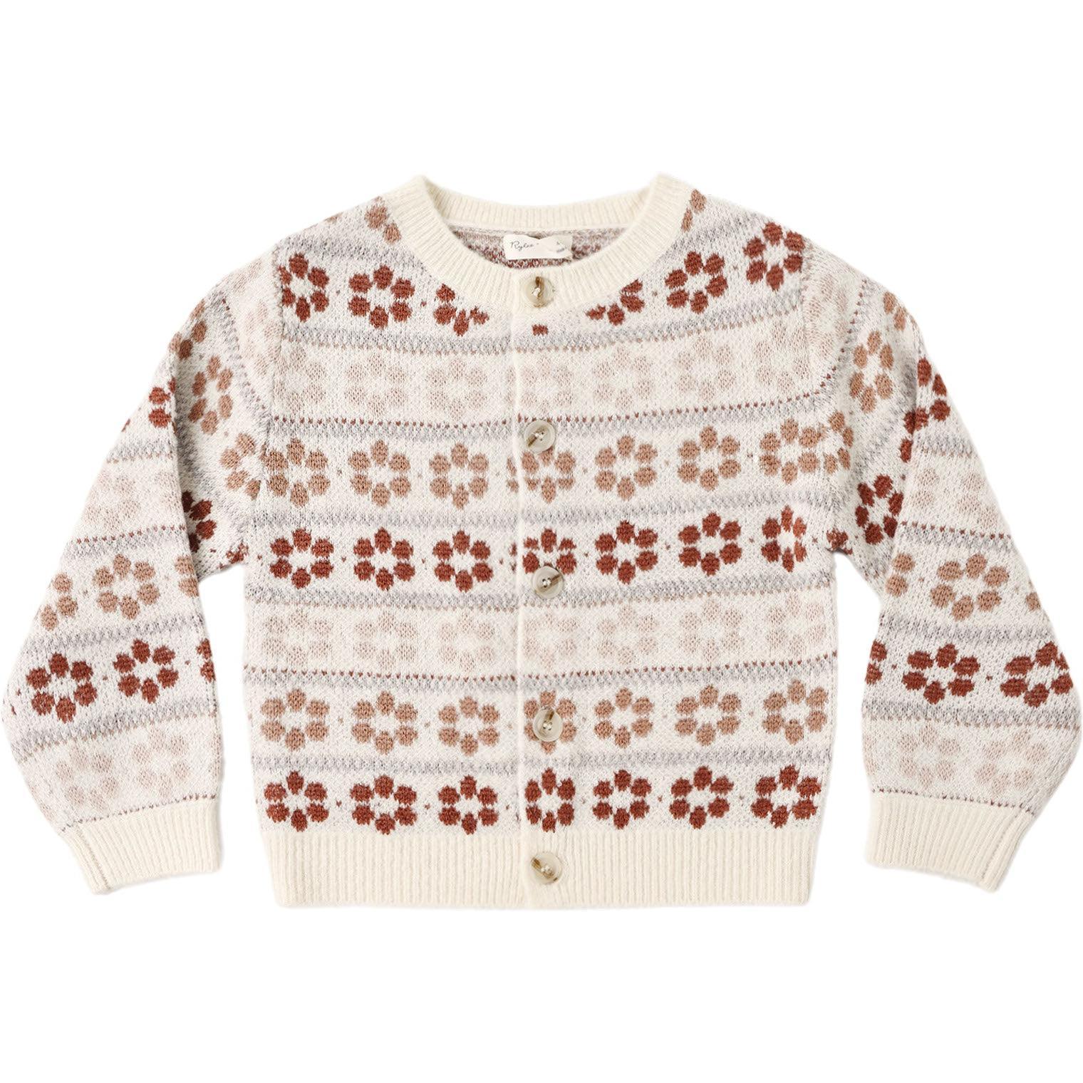 Rylee + Cru Cheyenne Cardigan || Flower Fair Isle