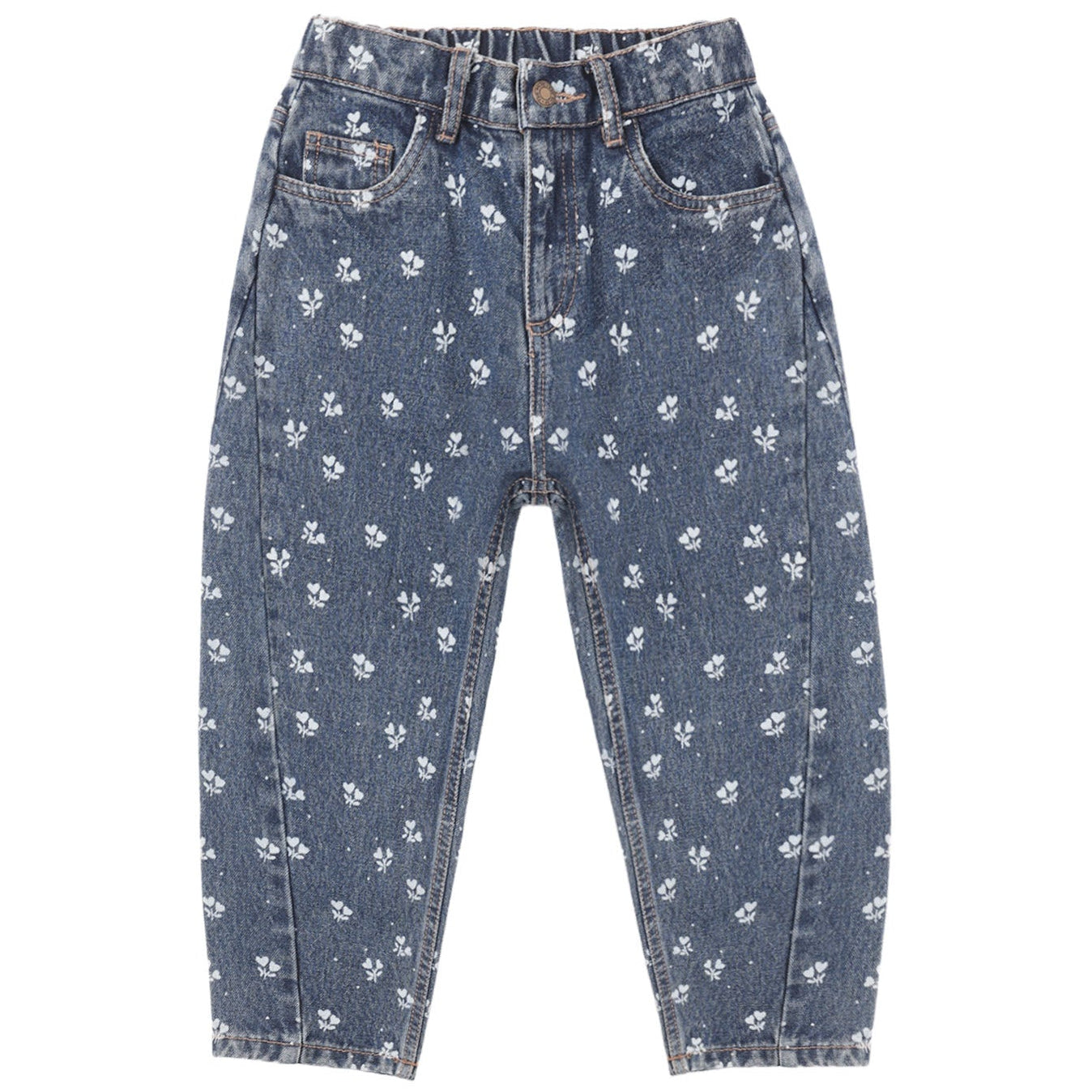Rylee + Cru Barrel Pant || Heart Ditsy