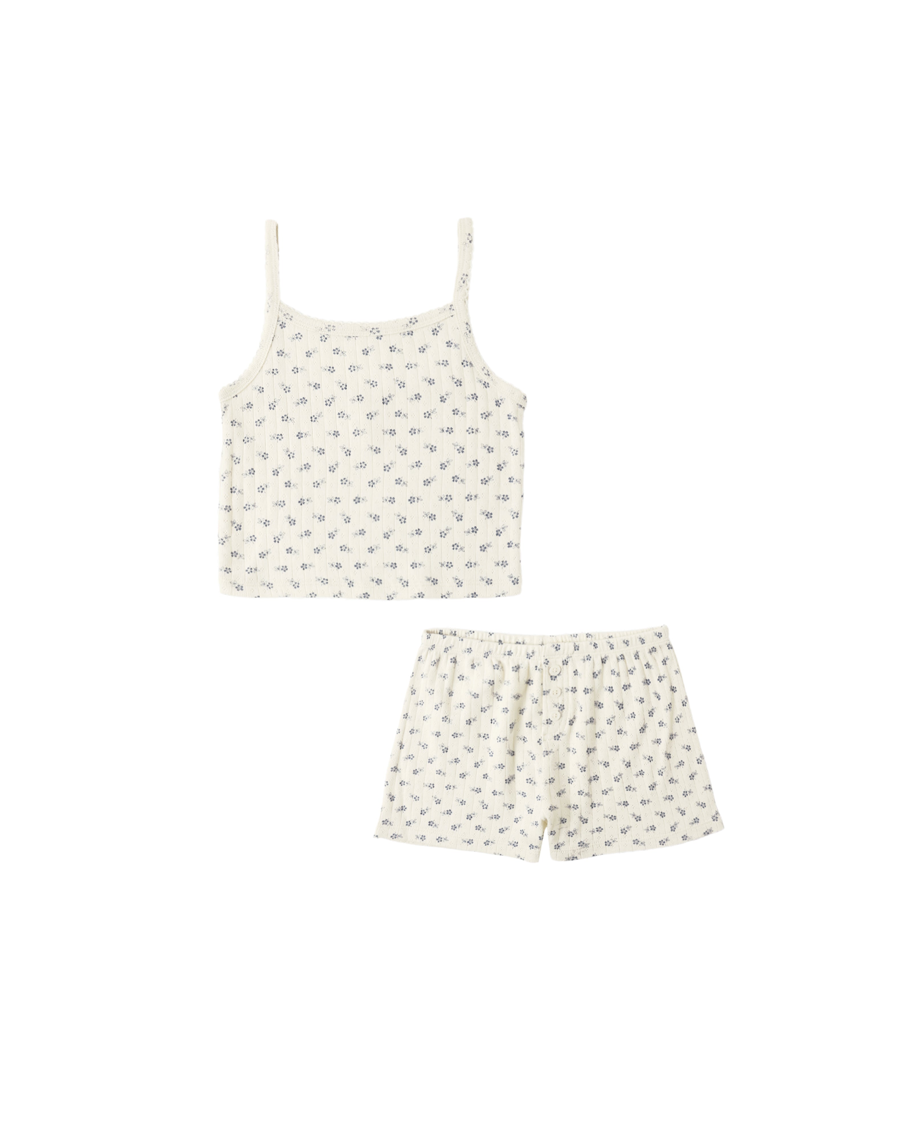 Pointelle Lounge Set || Natural