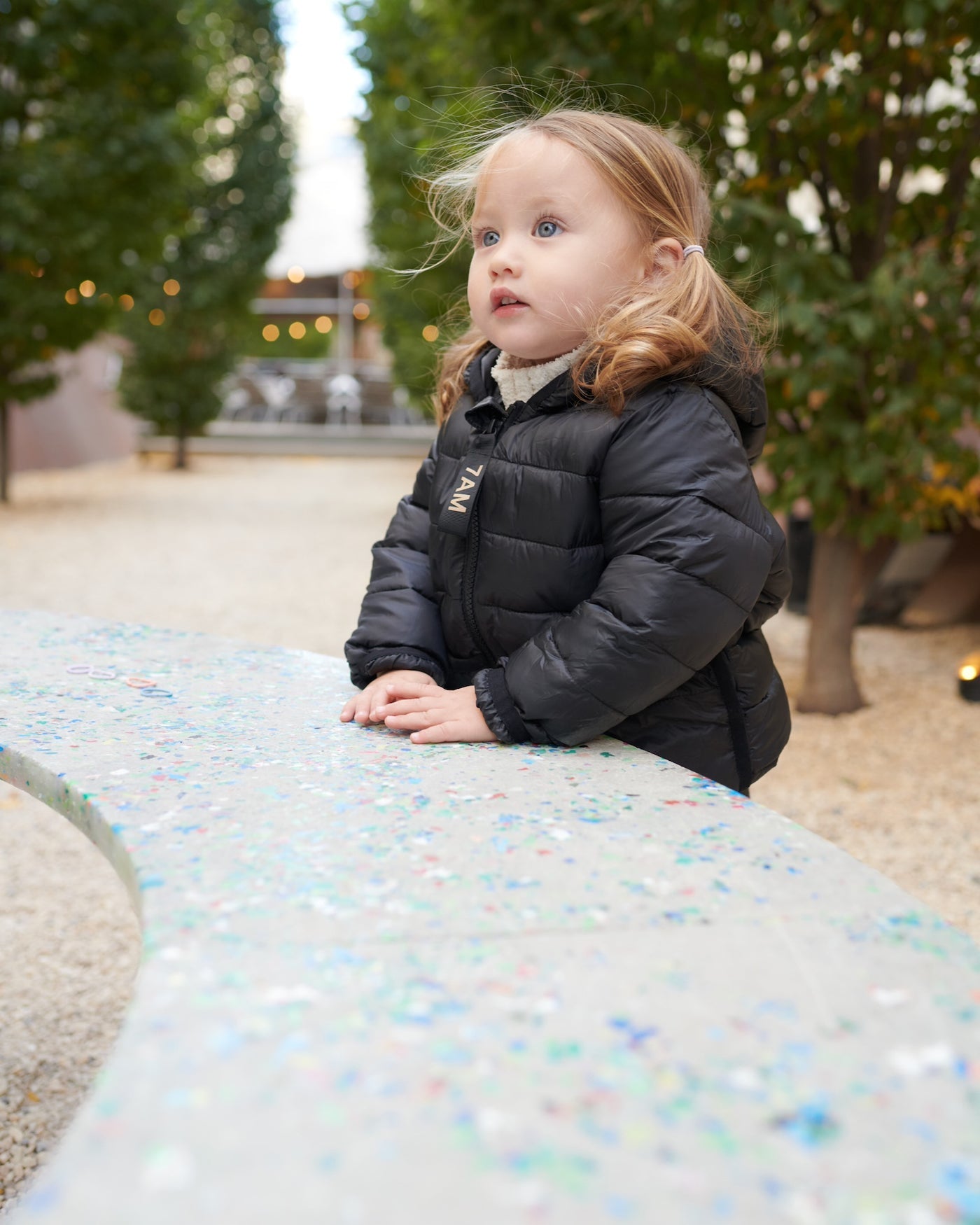 Roll Me Up Puffer-Black - Twinkle Twinkle Little One