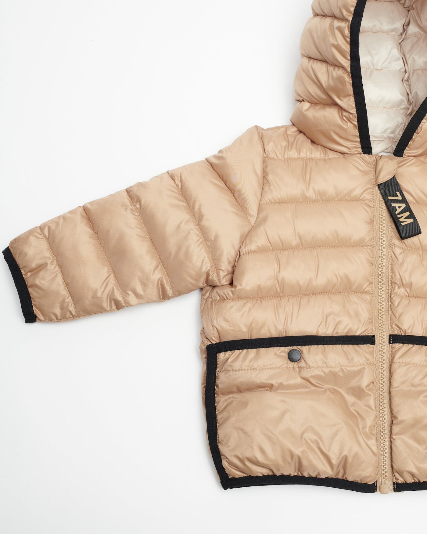 Roll Me Puffer-Tan Ecru - Twinkle Twinkle Little One