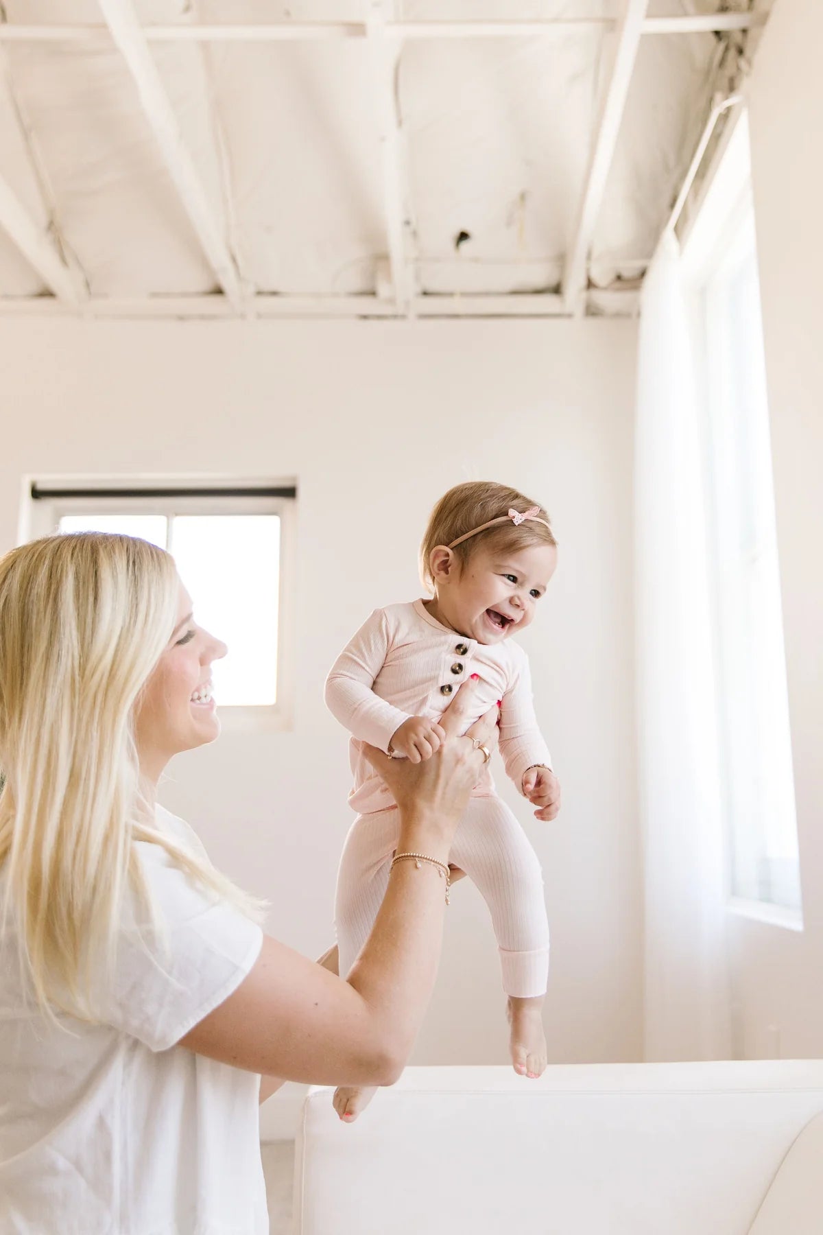 Lou Lou & Company Rosie Ribbed Top, Bottoms + Headband Set - Twinkle Twinkle Little One