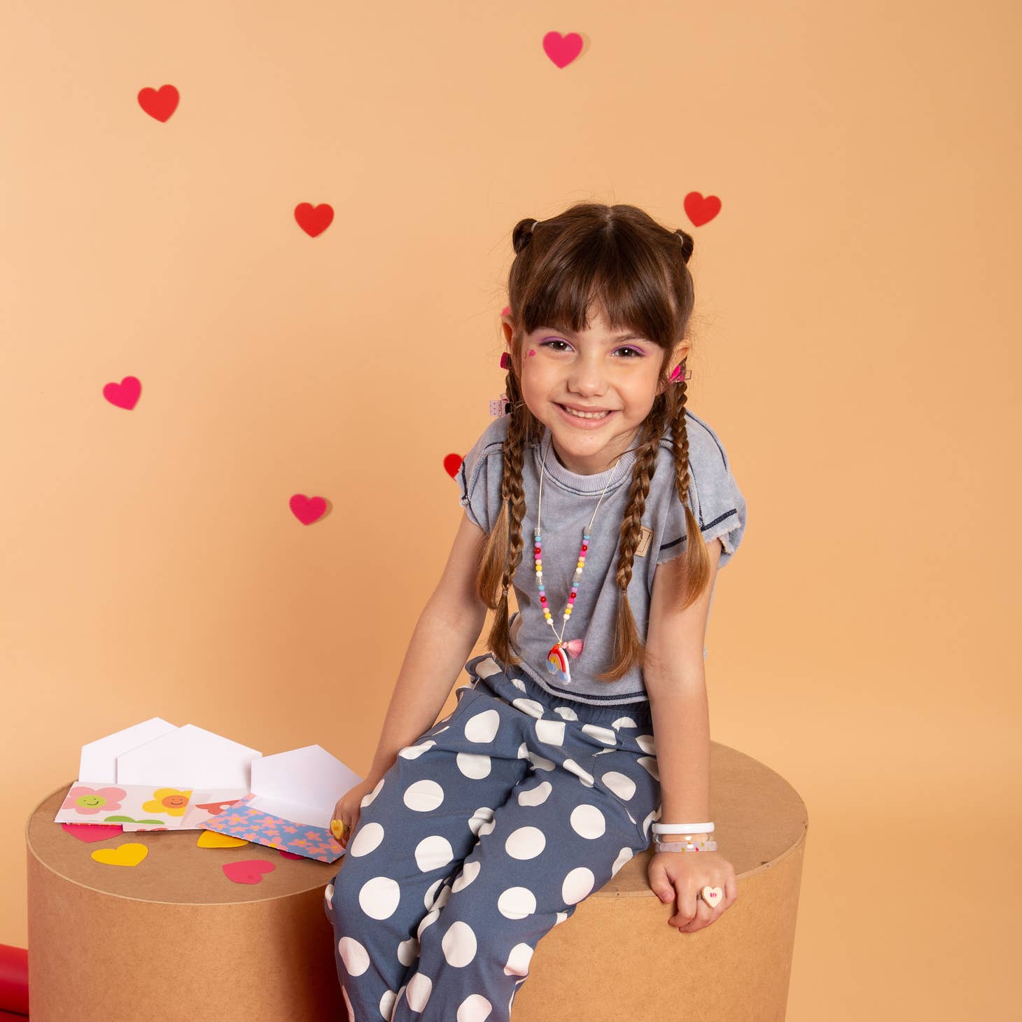 Rainbow Bead Mix Necklace - Twinkle Twinkle Little One