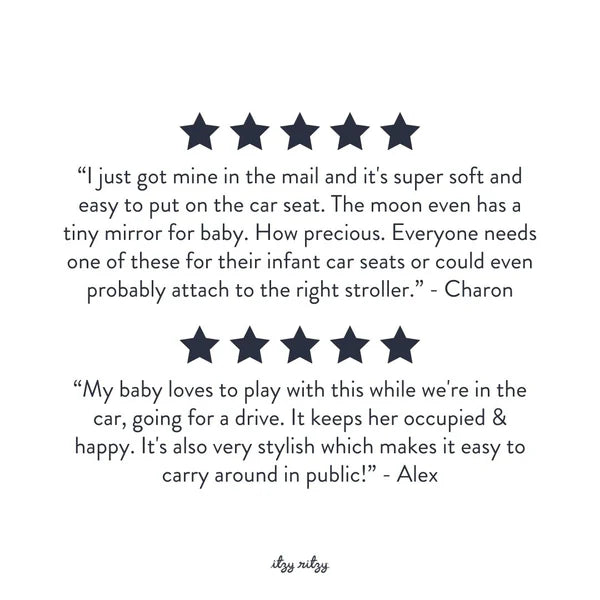 Bitzy Bespoke™ Itzy Bitzy Spiral Car Seat Activity Toy - Twinkle Twinkle Little One