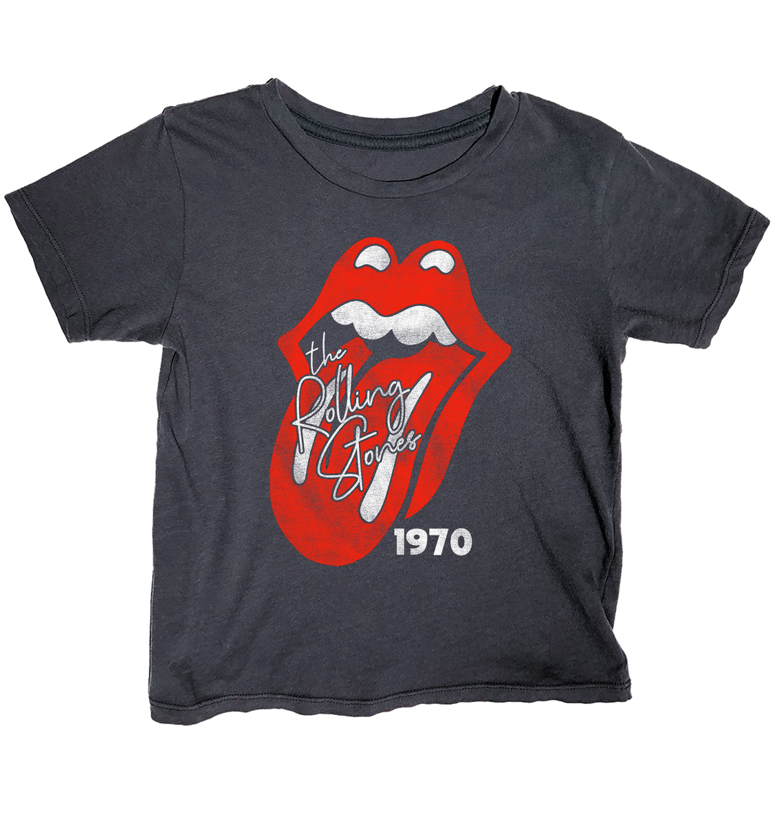 The Rolling Stones 1970 Tee - Washed Black - Twinkle Twinkle Little One