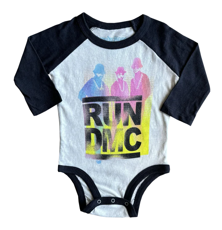 Run DMC Recycled Raglan Onesie - Twinkle Twinkle Little One