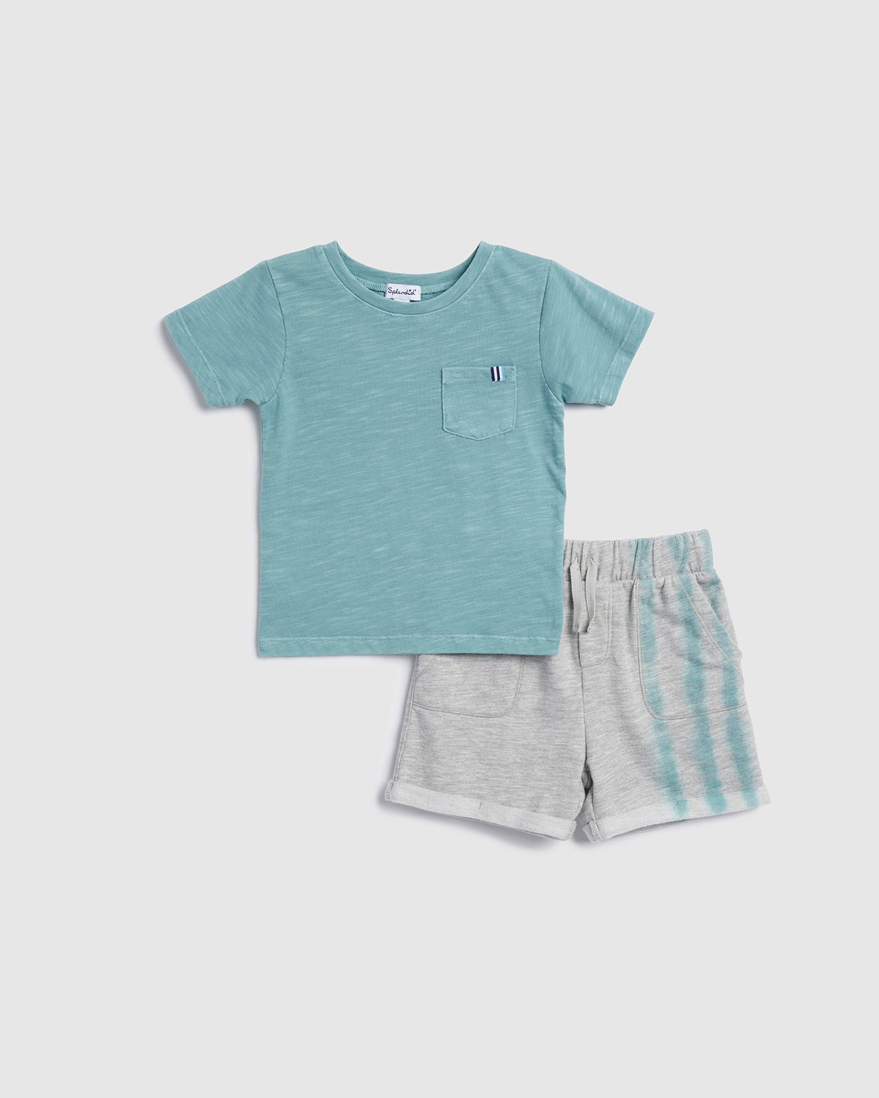 Toddler Boy Ripple Wave Short Set - Twinkle Twinkle Little One