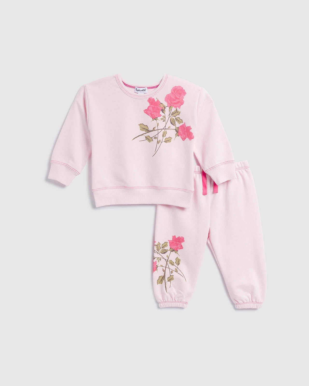 Infant Girl Full Bloom Pullover Set