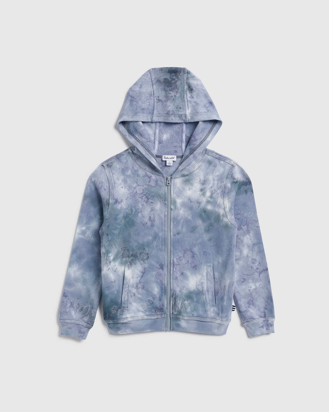 Toddler Boy Shadow Wash Zip Up Hoodie