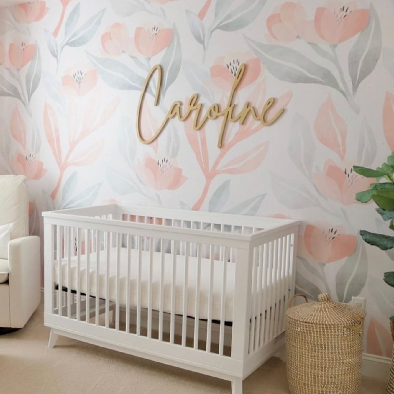 Sugar + Maple Personalized Wood Name Sign - Twinkle Twinkle Little One