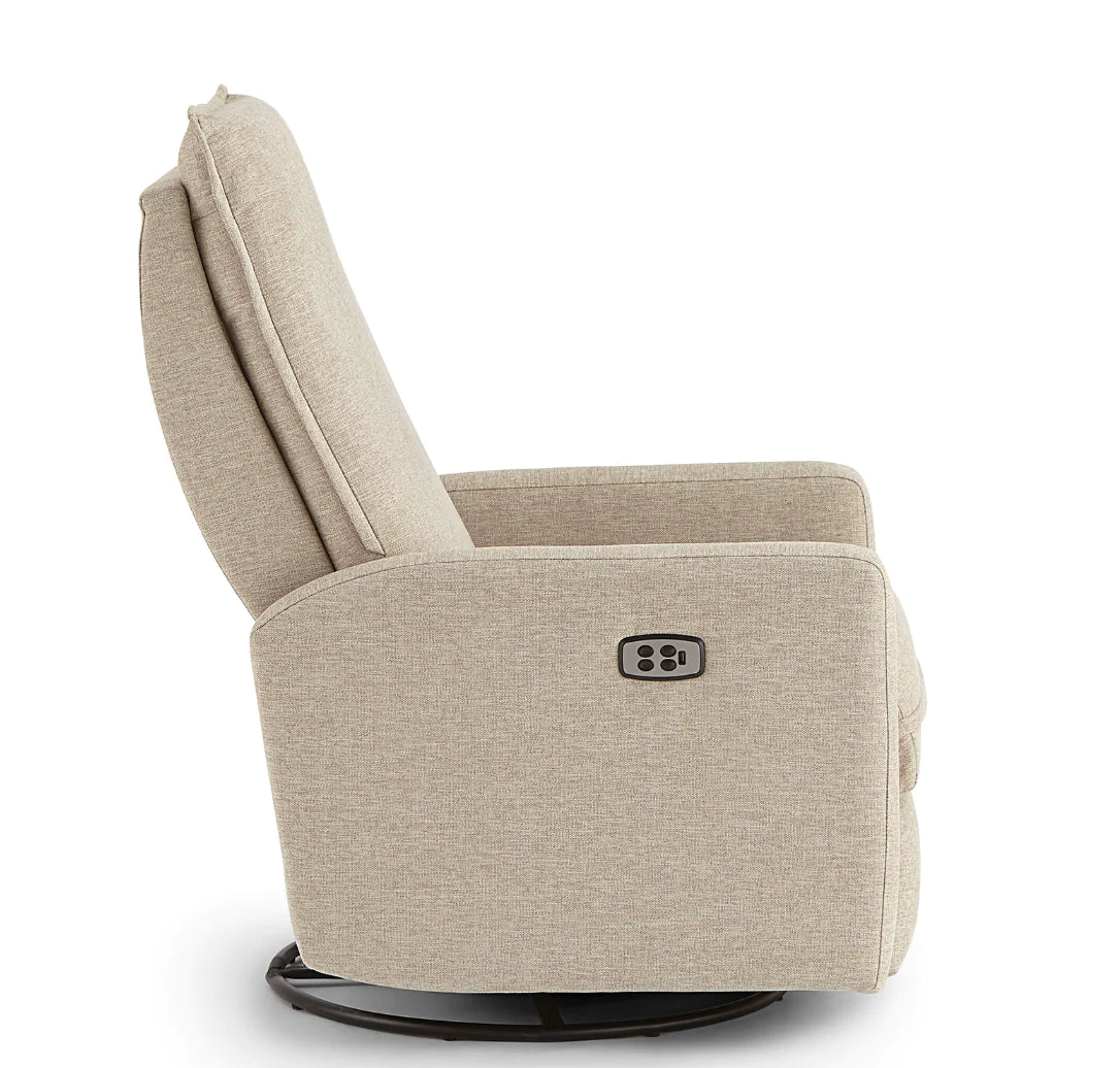 Eloise Power Tilt Headrest Swivel Glider Recliner - Twinkle Twinkle Little One
