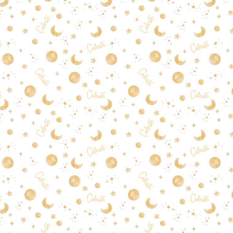 Sugar + Maple Personalized Bib | Among the Stars - Twinkle Twinkle Little One