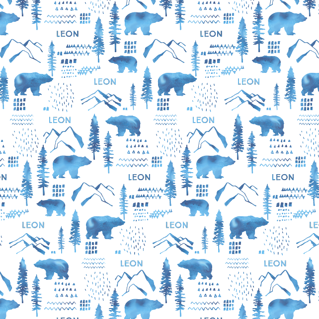 Sugar + Maple Personalized Bib | Woodland - Twinkle Twinkle Little One