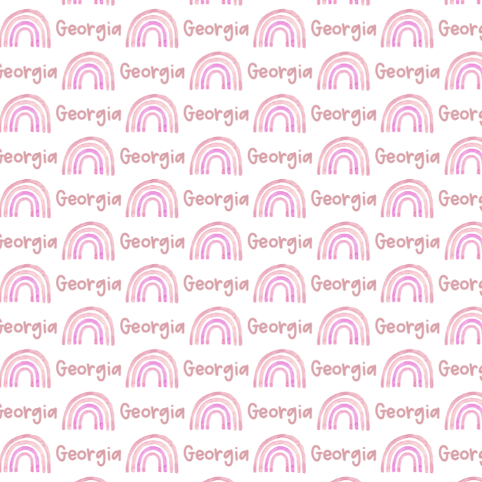 Sugar + Maple Personalized Bib | Rainbow - Twinkle Twinkle Little One