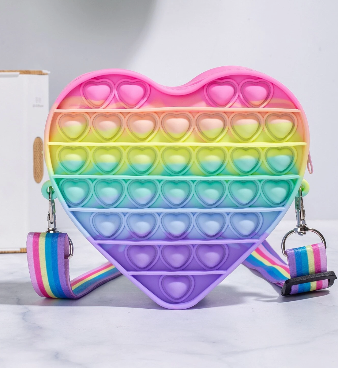 Mini Heart Pop It Purse - Twinkle Twinkle Little One