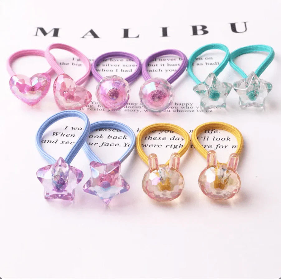 Iridescent Hair Elastic 10 Piece Box Set - Twinkle Twinkle Little One