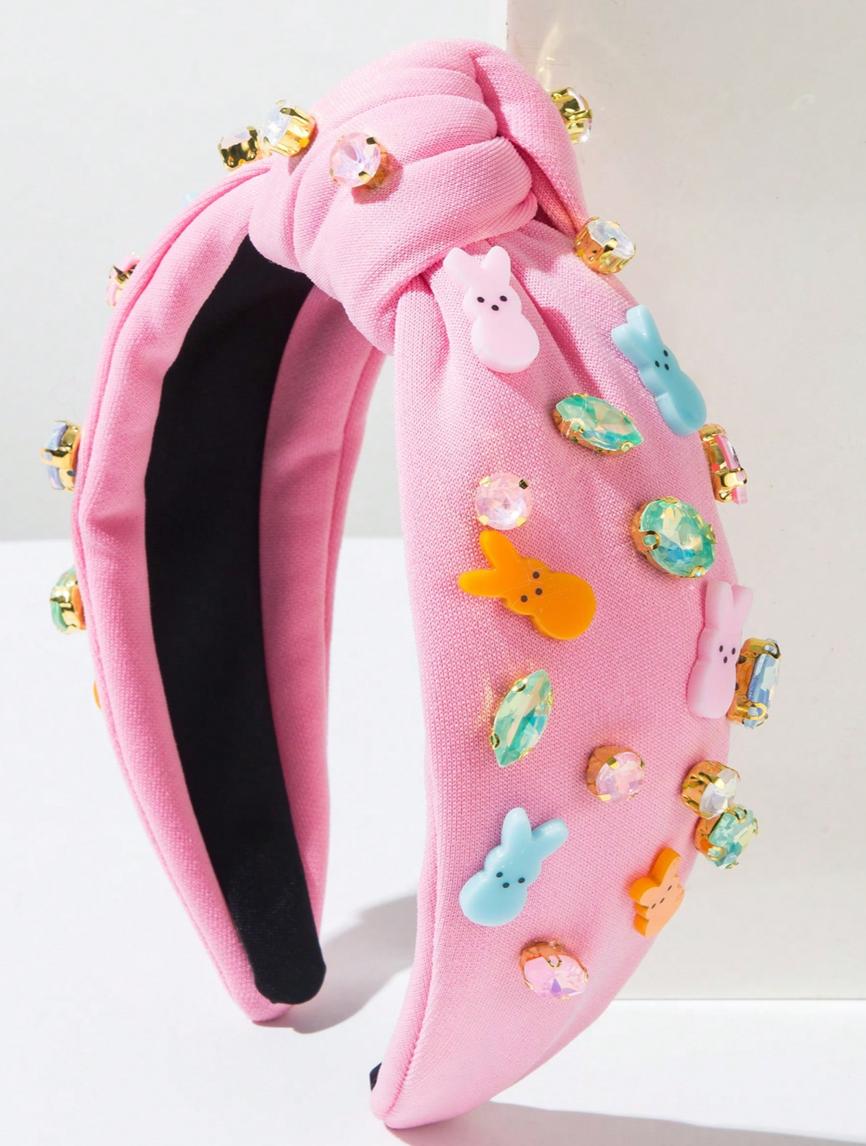 Funny Bunny Knot Headband - Pink - Twinkle Twinkle Little One