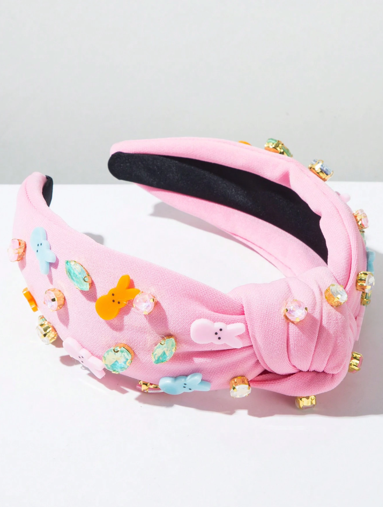 Funny Bunny Knot Headband - Pink - Twinkle Twinkle Little One