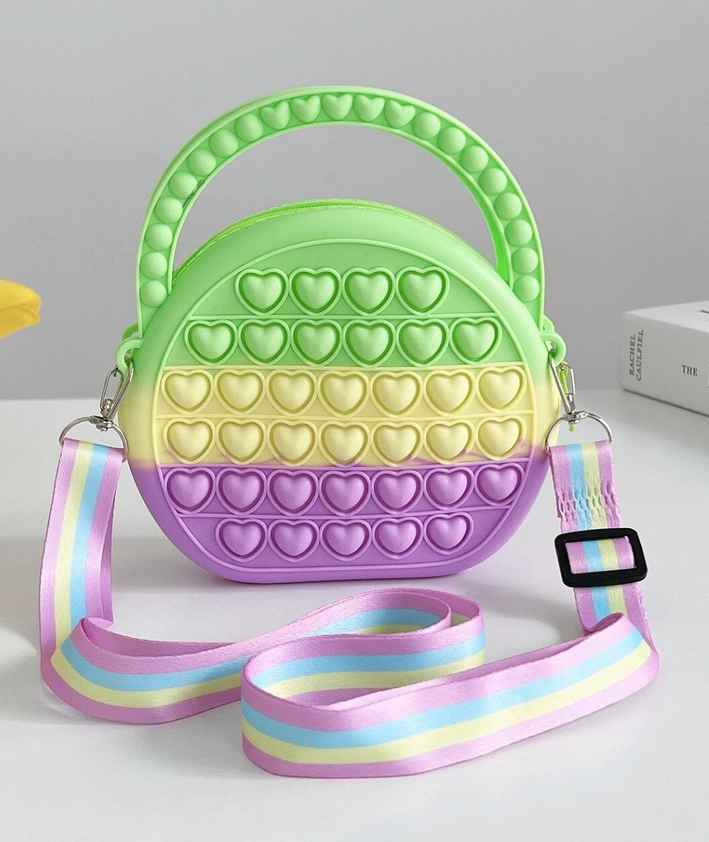 Mini Bubble Heart Purse - Twinkle Twinkle Little One