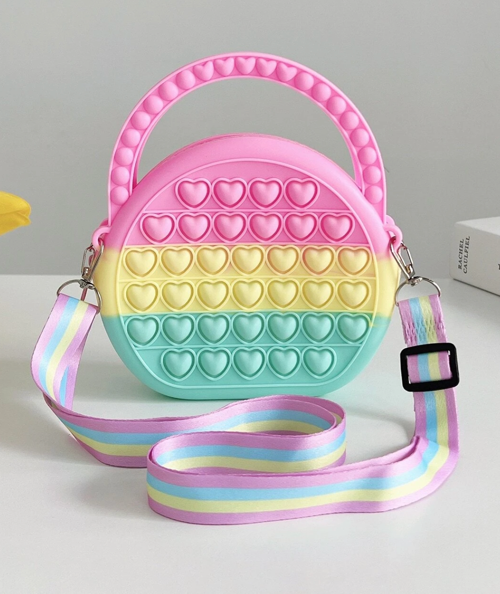 Mini Bubble Heart Purse - Twinkle Twinkle Little One