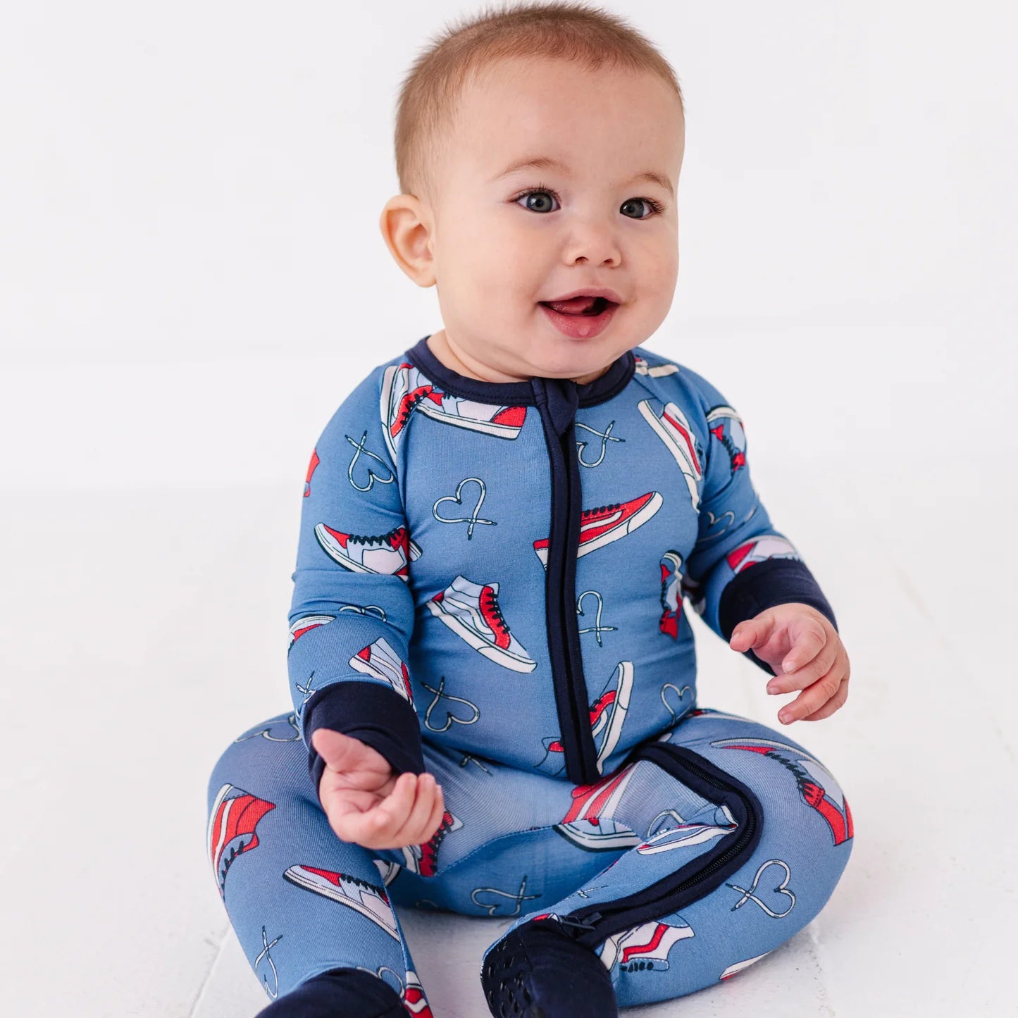 Sneaker Sweethearts Convertible Footies