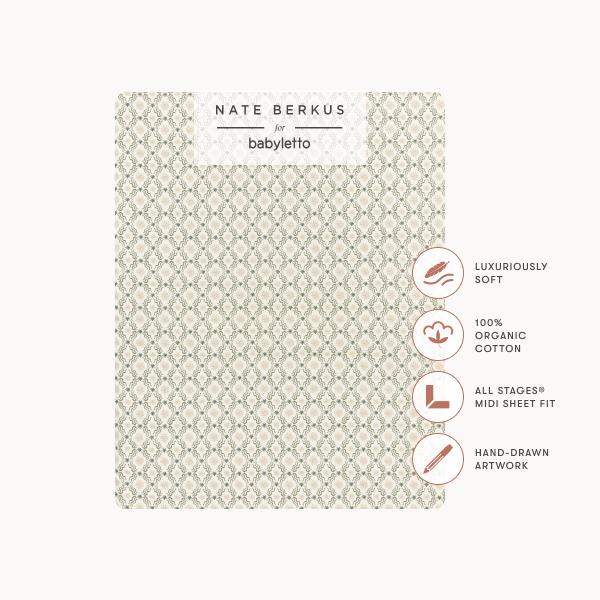 Nate Berkus x Babyletto All-Stages Midi Sheet