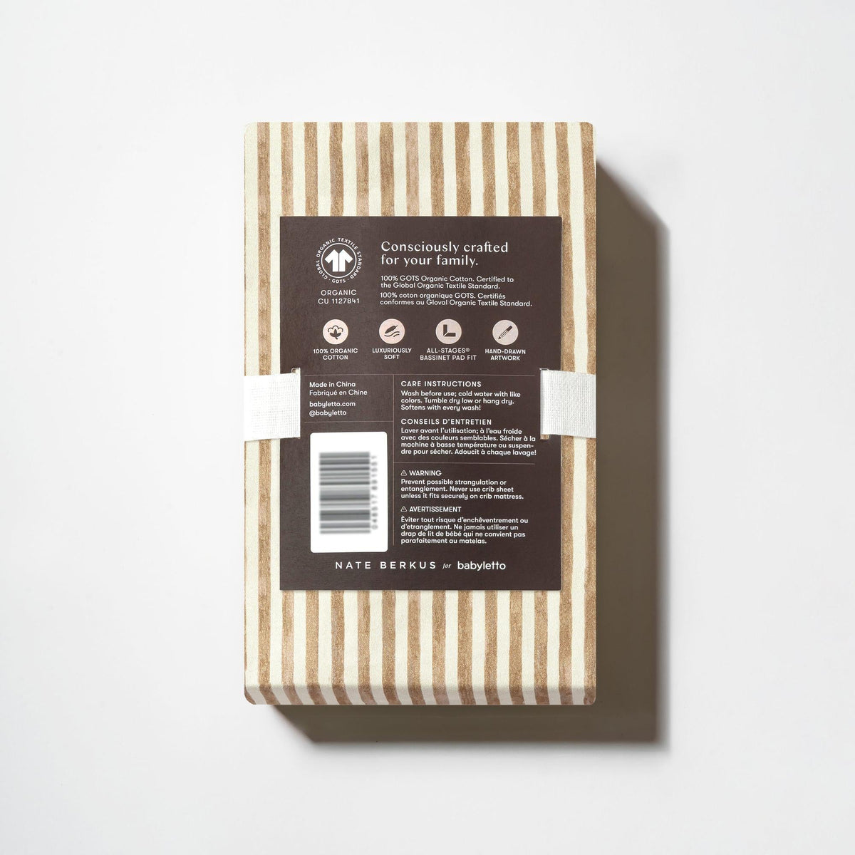 Nate Berkus x Babyletto All-Stages Bassinet Sheet