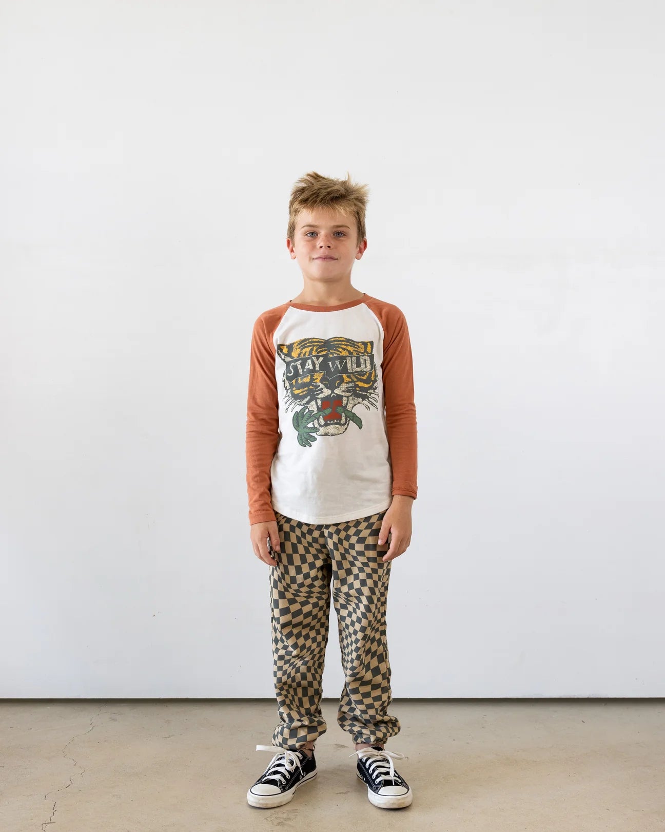 Tiny Whales Stay Wild Raglan Long Sleeve T-Shirt - Twinkle Twinkle Little One