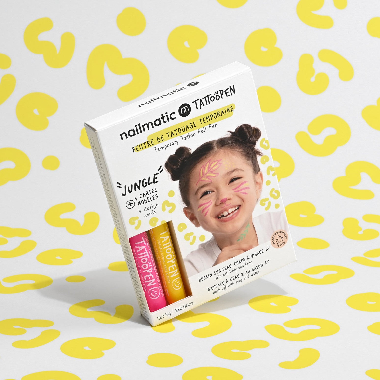 Tattoo Pen Set for Kids JUNGLE - Twinkle Twinkle Little One