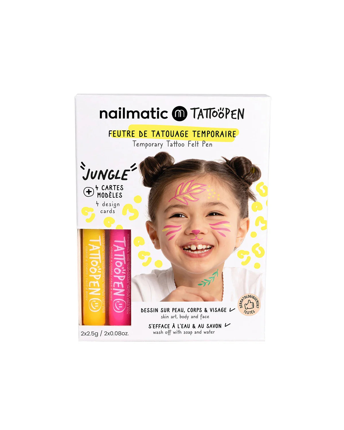 Tattoo Pen Set for Kids JUNGLE - Twinkle Twinkle Little One