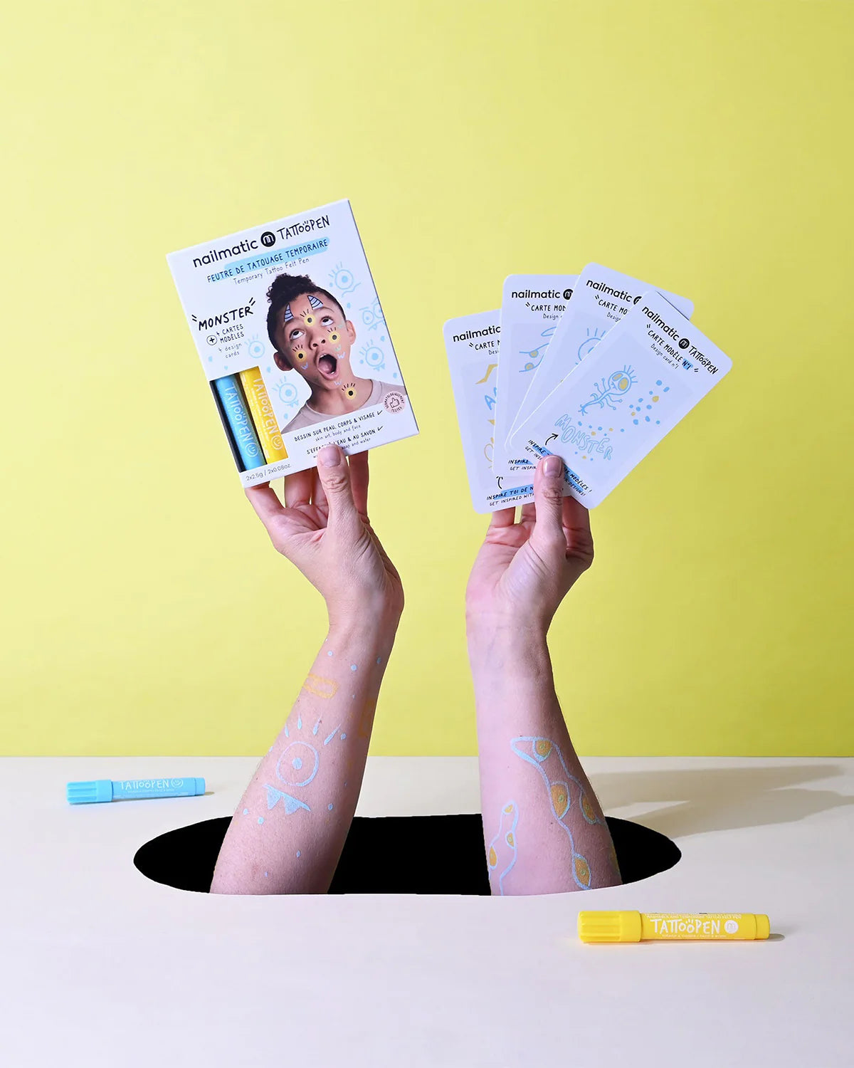 Tattoo Pen Set for Kids MONSTER - Twinkle Twinkle Little One