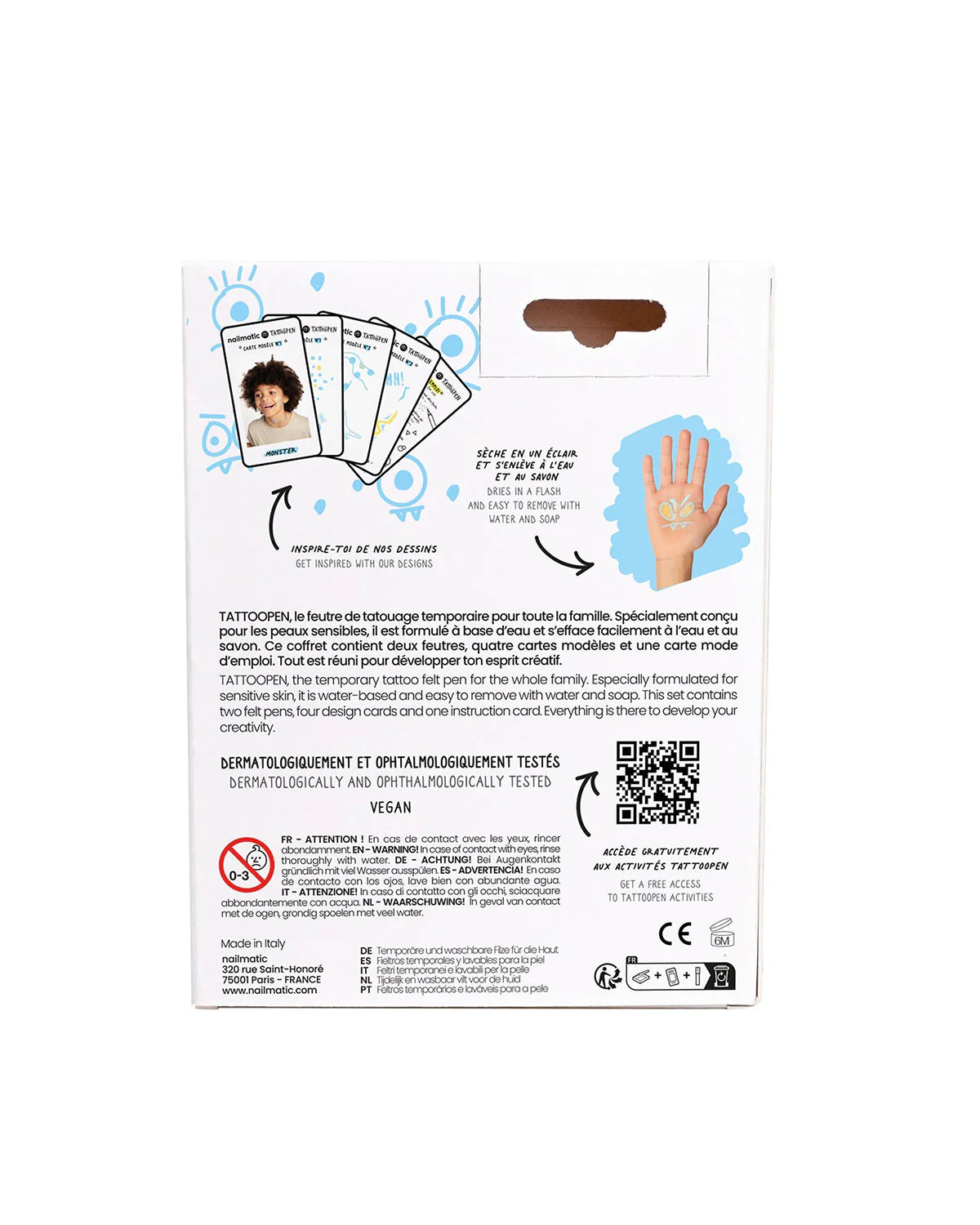 Tattoo Pen Set for Kids MONSTER - Twinkle Twinkle Little One