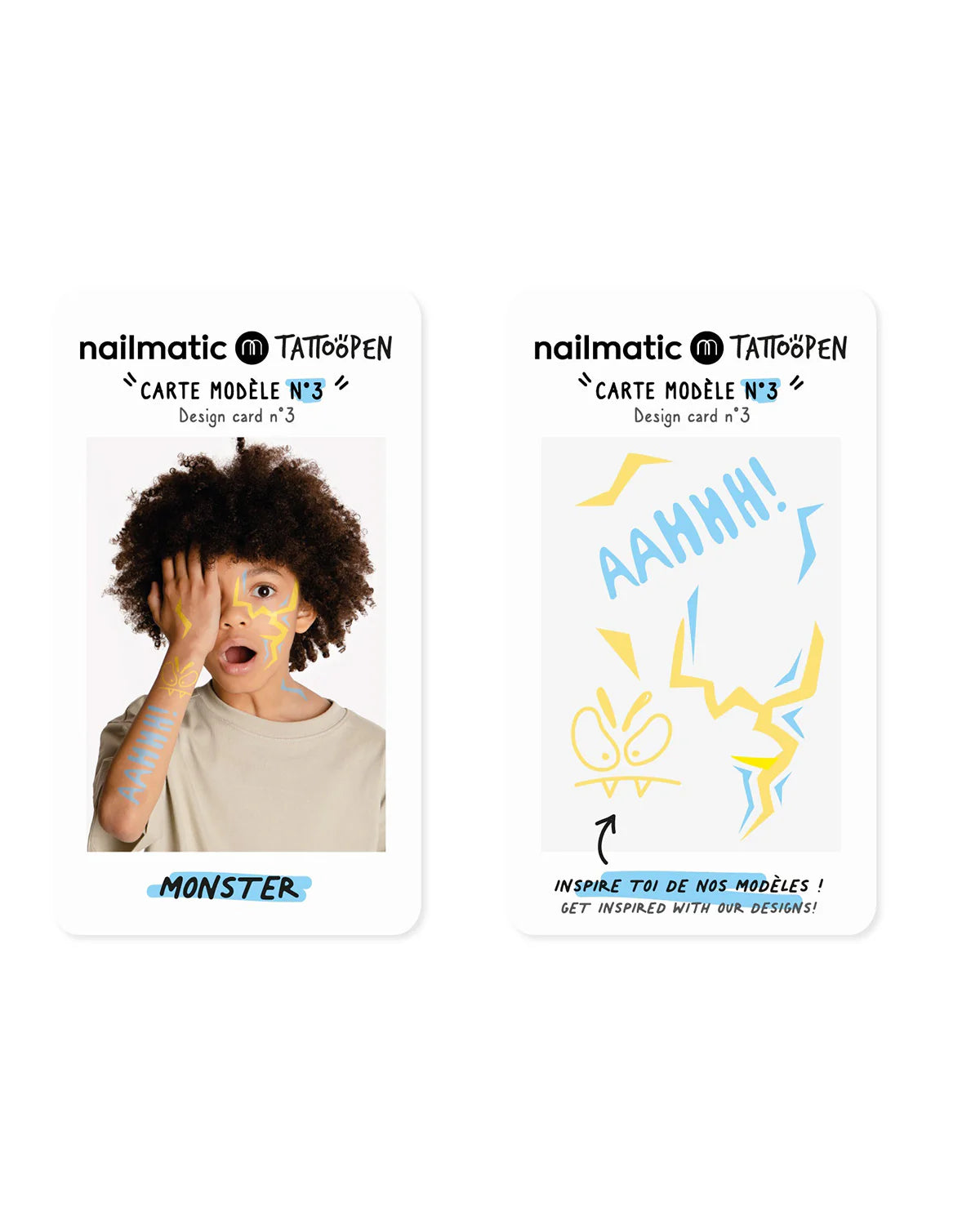 Tattoo Pen Set for Kids MONSTER - Twinkle Twinkle Little One