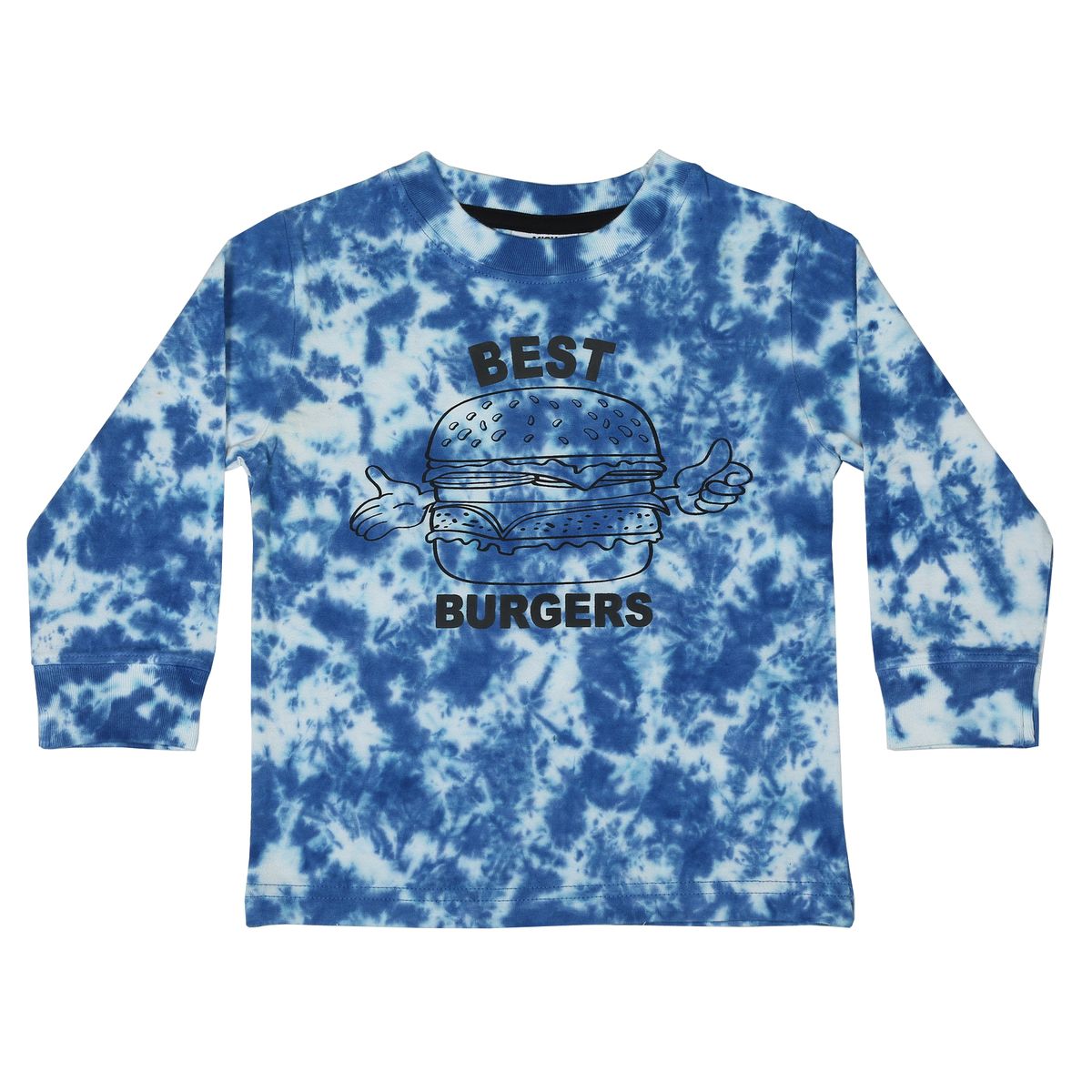 Tie Dye Long Sleeve Burger Tee - Twinkle Twinkle Little One