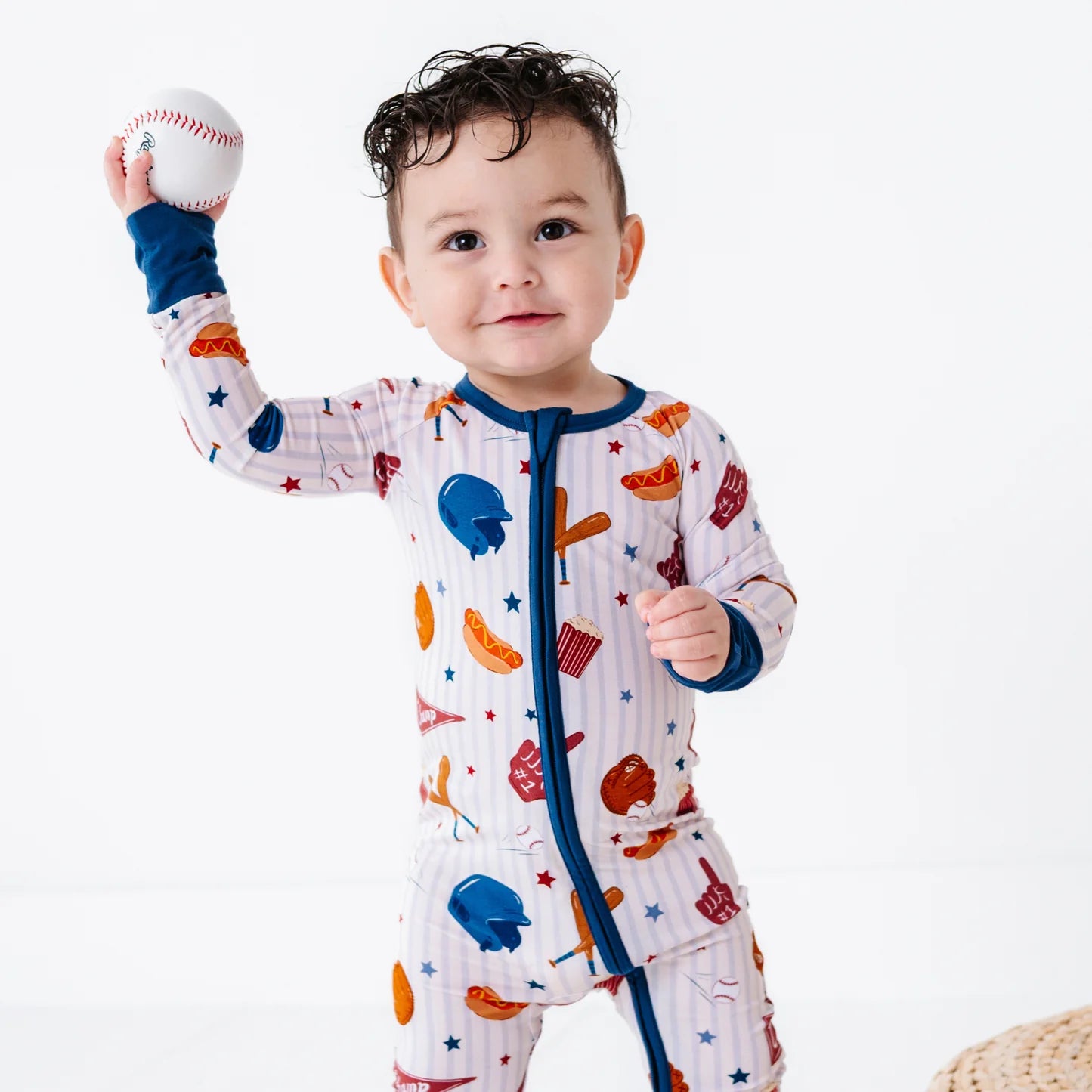 Stripes and Strikes Convertible Footies