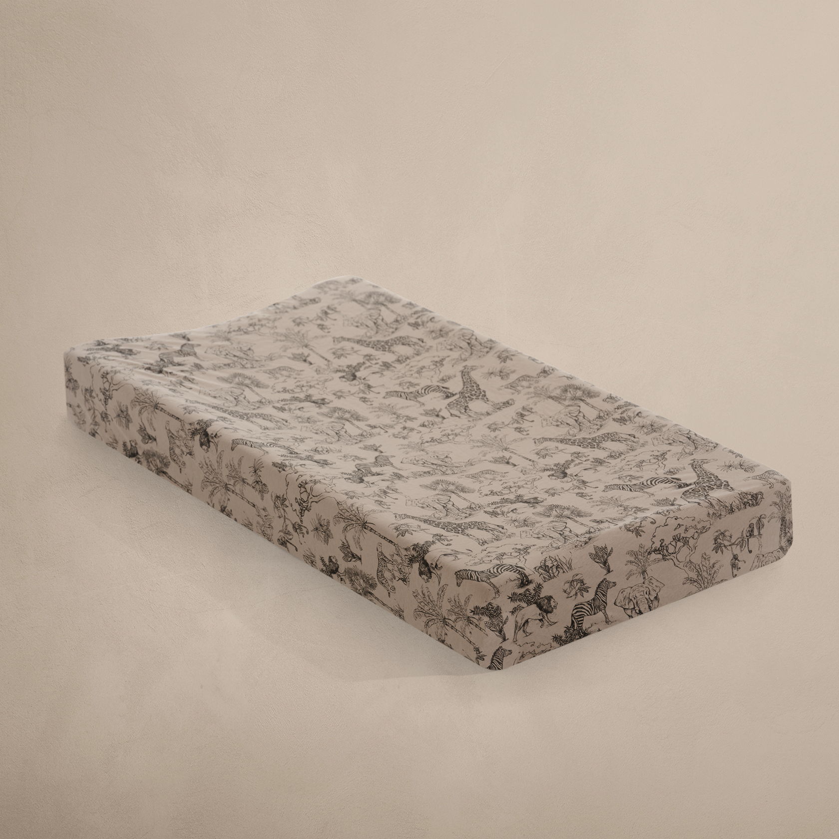 'Vintage Safari' Changing Pad Cover - Twinkle Twinkle Little One