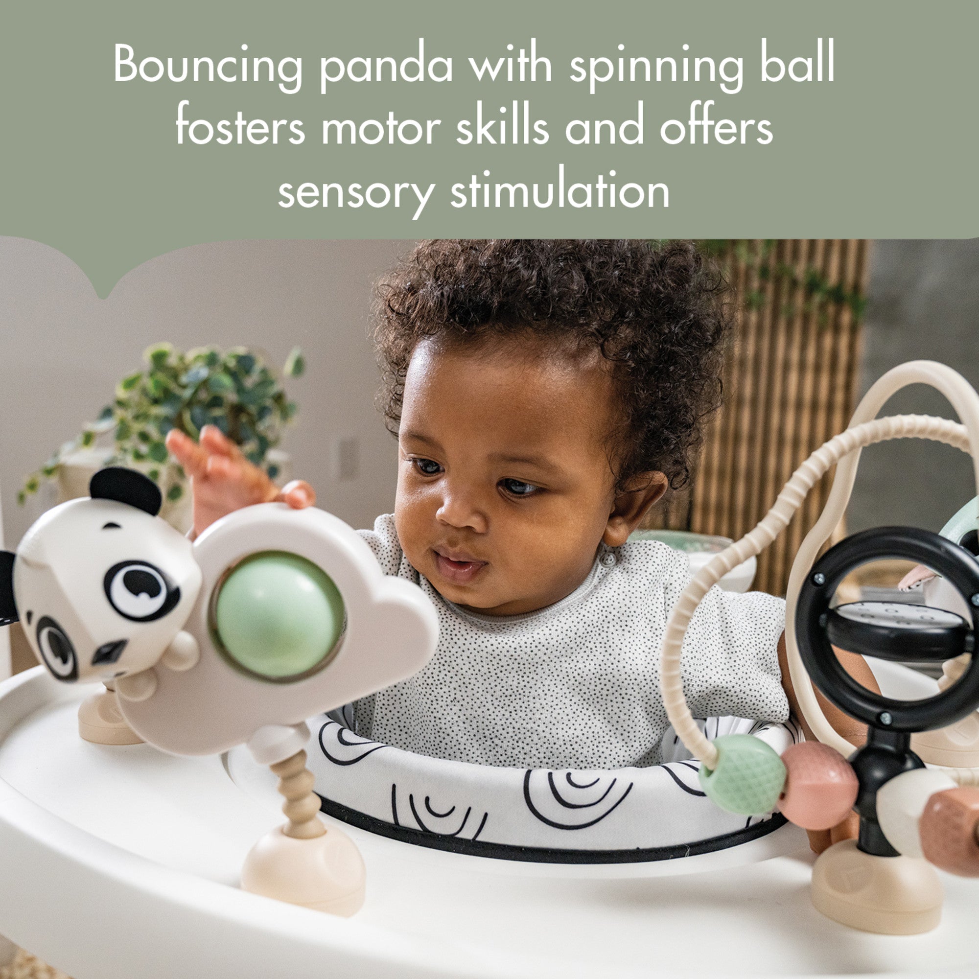 Tiny Love 5-in-1 Black & White Stationary Activity Center - Twinkle Twinkle Little One