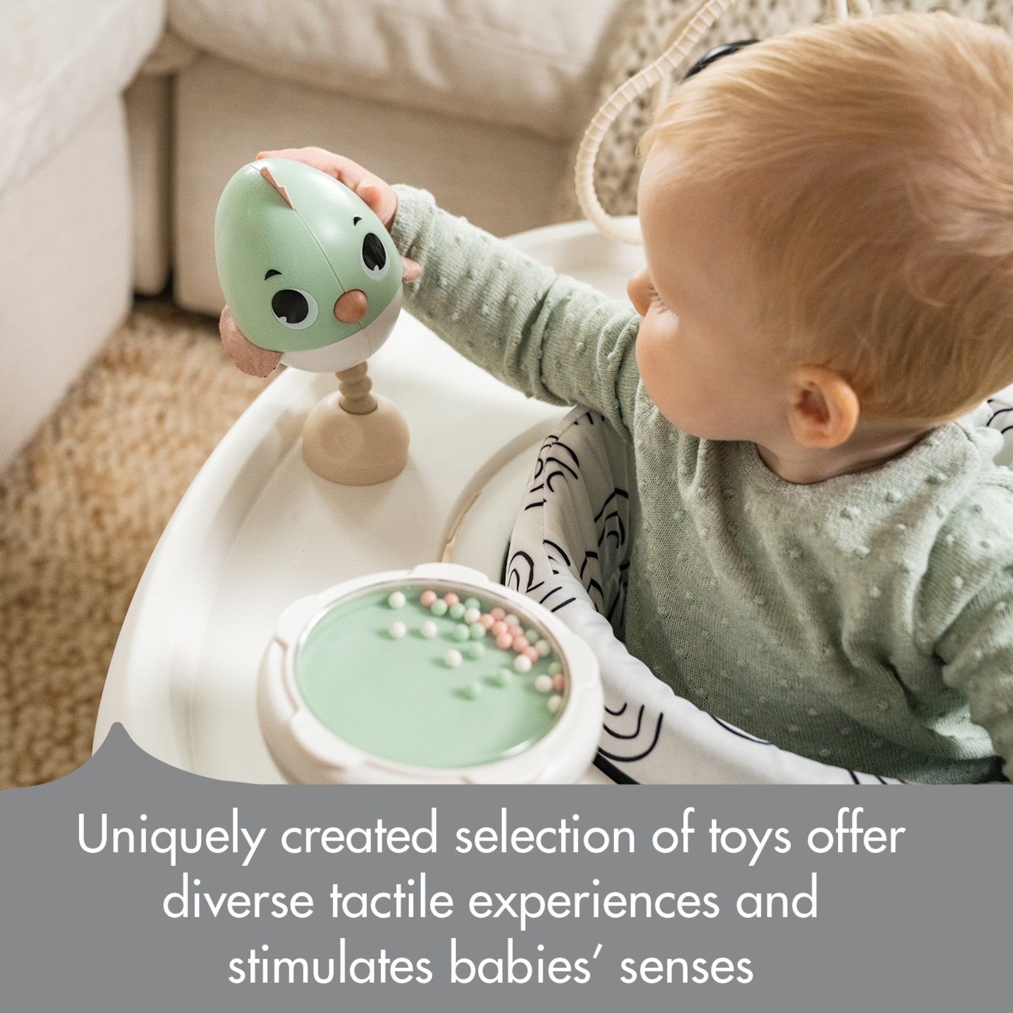 Tiny Love 5-in-1 Black & White Stationary Activity Center - Twinkle Twinkle Little One