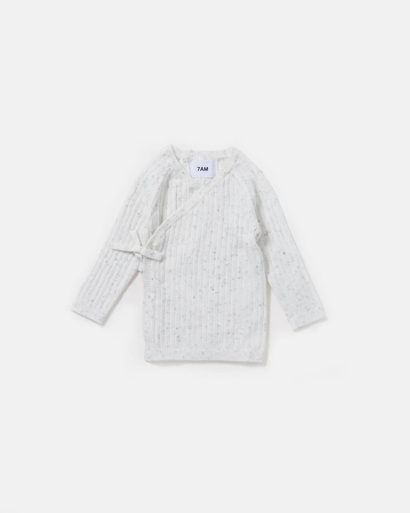 Ribbed Cotton Wrap Top & Leggings - Seashell - Twinkle Twinkle Little One