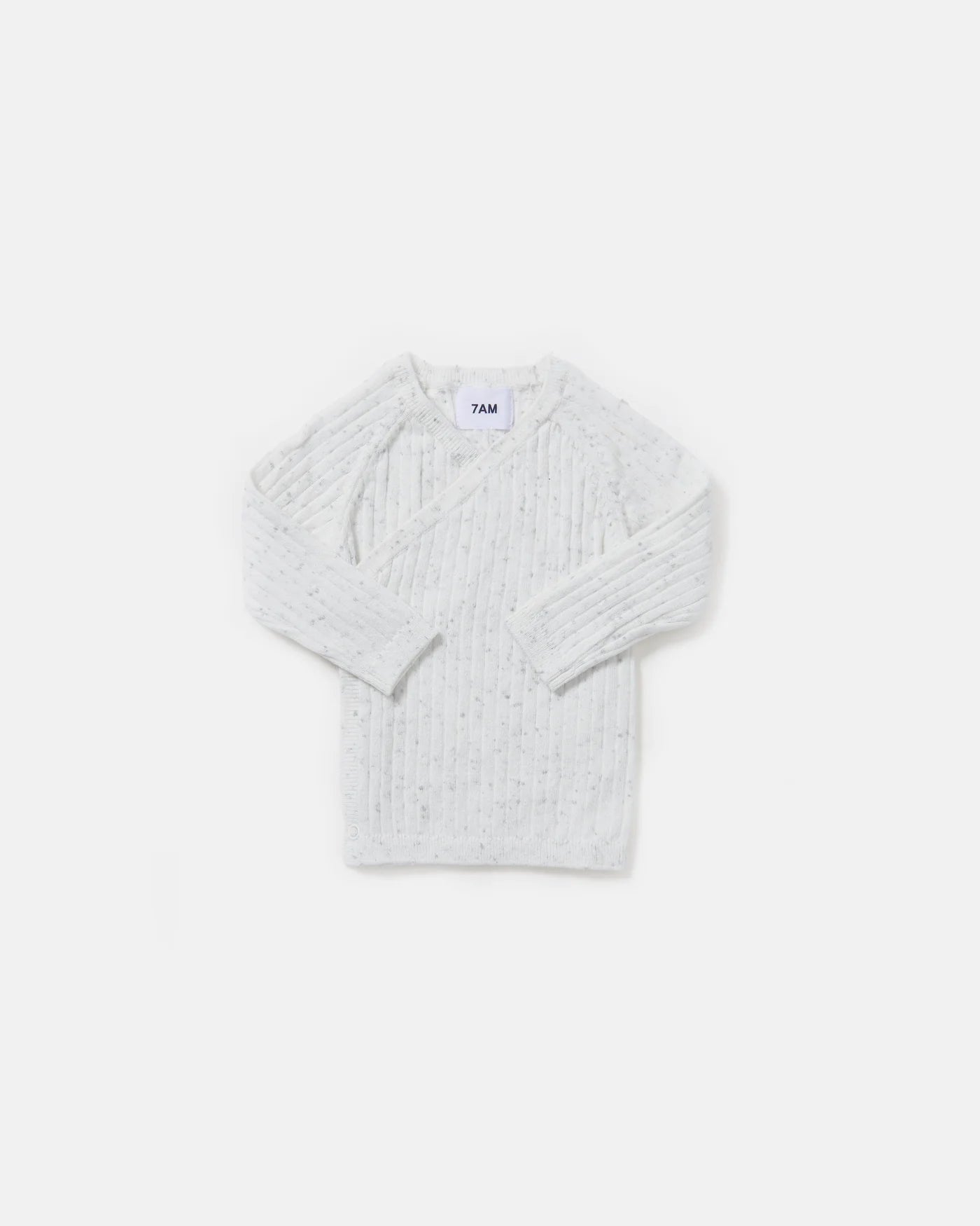 Ribbed Cotton Wrap Top & Leggings - Seashell - Twinkle Twinkle Little One