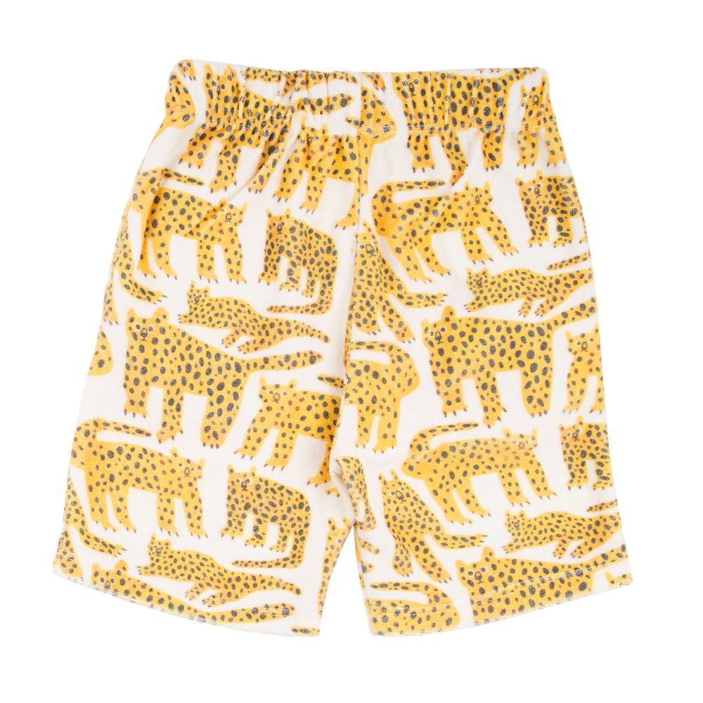 Jerry Short Sleeve Button Up & Wyoming Short Set - Cheetah - Twinkle Twinkle Little One