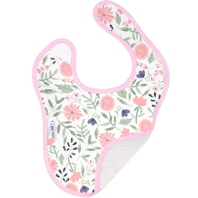 Watercolor Floral Feeding Bib - Twinkle Twinkle Little One