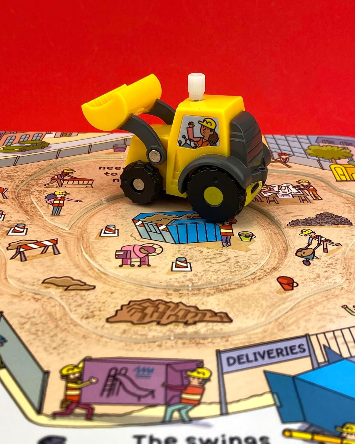Wind-up Digger: A Toy and Book Gift Featuring a Hands-On Exploration Of Diggers And Construction Sites