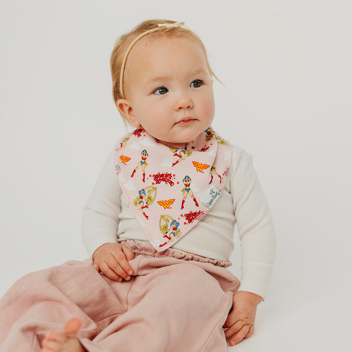 Wonder Woman Baby Bandana Bibs (Set of Two) - Twinkle Twinkle Little One