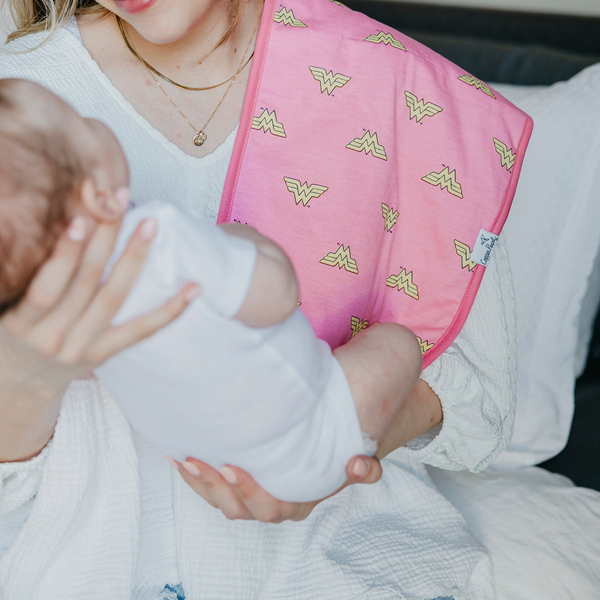 Wonder Woman Premium Burp Cloths - Twinkle Twinkle Little One